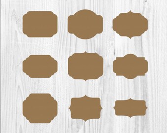 brown digital frames, beige digital frames, printable brown frames, PNG brown frames, PNG beige frames, digital tan frames,