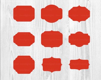 red digital frames, red digital frames, printable red frames, PNG red frames, PNG red frames, digital red frames, red digital tags,