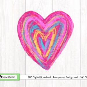 Heart Hand Drawn PNG, Heart Hand Drawn Sublimation PNG, Valentine&#39;s Day sublimation, Heart png, Heart Digital Printable, Heart Sublimation