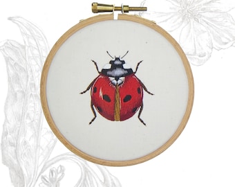 Digital Booklet Bundle - 'Needlepainted Seven Spot Ladybird instructions' and 'A Brief Introduction to Needlepainting' - PDF Download