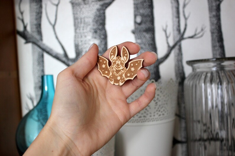 Bat Brooch