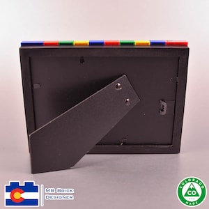 4x6 Picture Frame made with Red, Green, Yellow, and Blue LEGO® bricks image 4