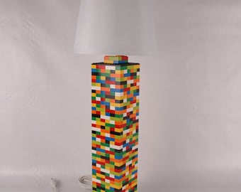 Grote kleurrijke De Bureaulamp van de kolom