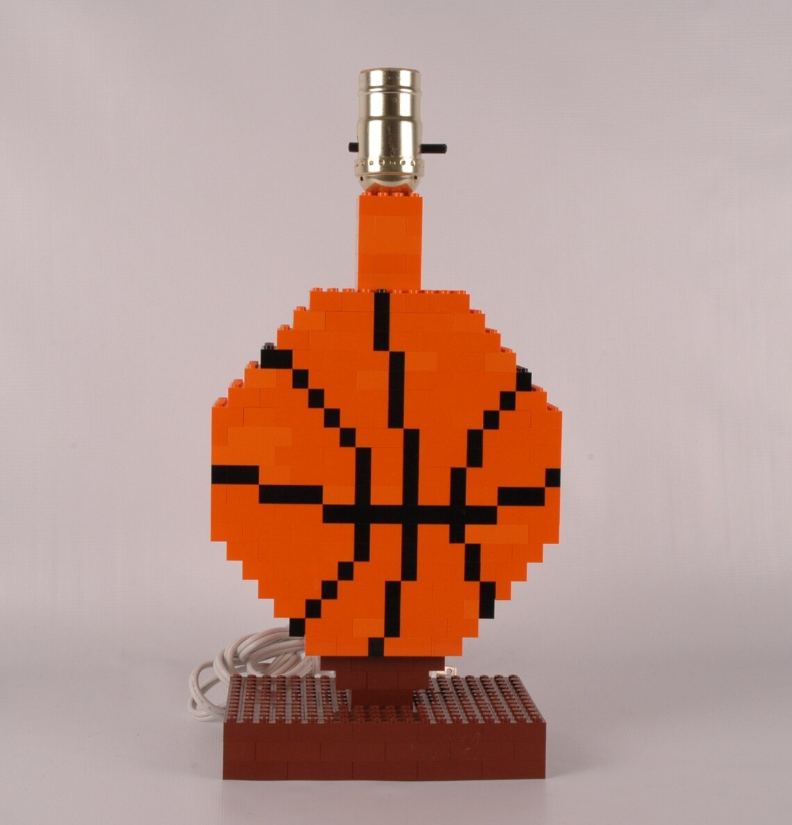 Basketball Lamp Made Using LEGO® Elements Etsy