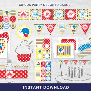 Circus Carnival Signs, Vintage Circus Party Signs, Circus Birthday Party  Printables, Circus Signs A3 Size PDF Files, Instant Download RPS3