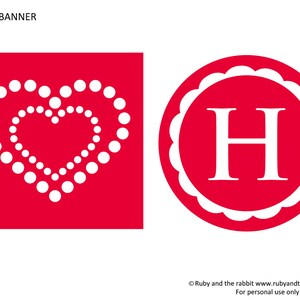 PRINTABLE 'happy valentine's day' banner DIY | Etsy