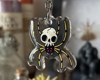 Zelda Spider Skulltula Keychain | Video Game Acrylic Keychain | Small and Large