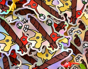 Dubious Plant Friends Holographic Sticker | Video Game Vinyl Stickers