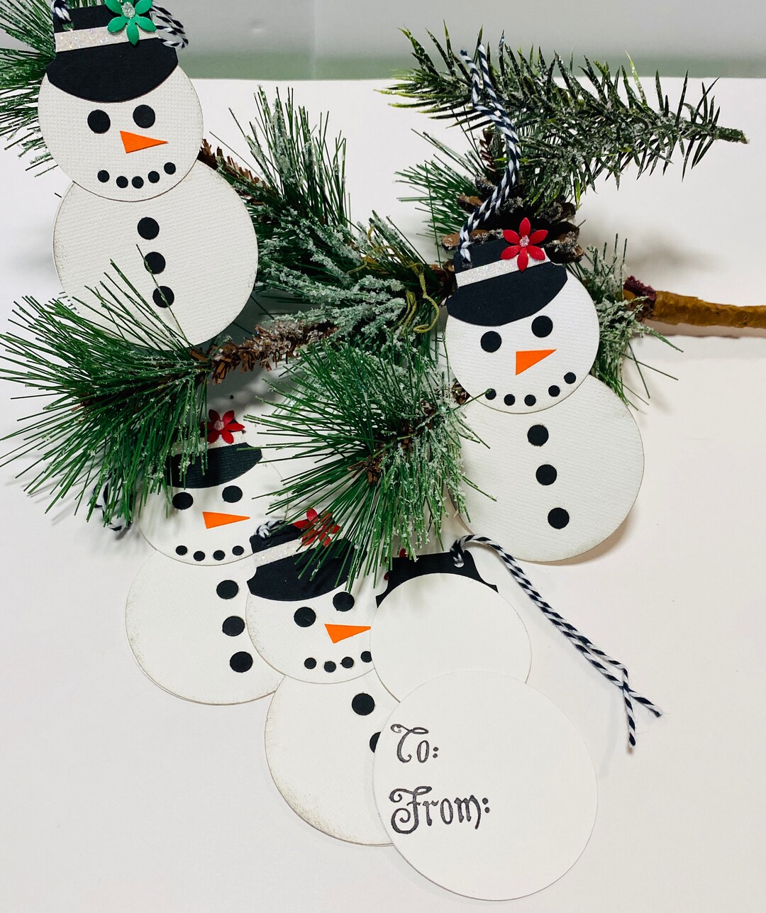 Christmas Gift Tags FROSTY the Snowman Set of 5 Packaged NEW - Etsy