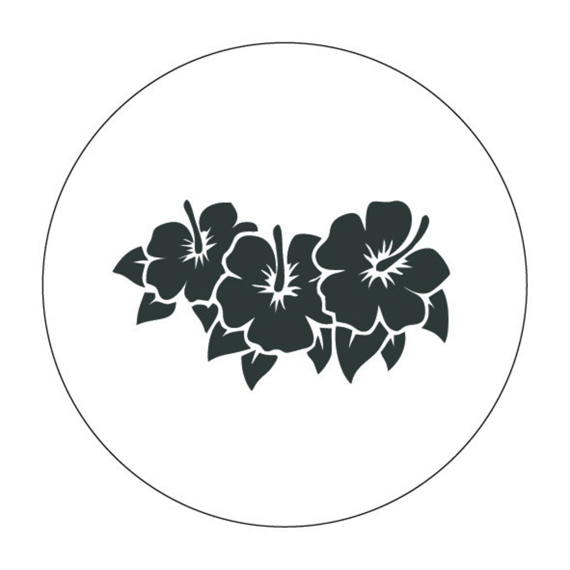 Three Flowers Stencil Cake Round Stencil for Cake Decoration. Etsy