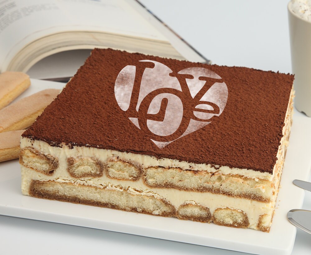 Love heart Cake stencil cake Round stencil for cake Etsy