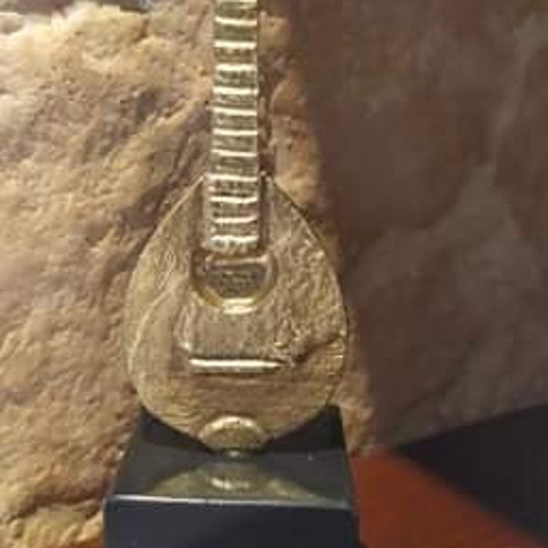 Bronze Casting Bouzouki (Traditional Greek Instrument)