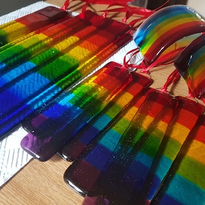 Fused Glass Rainbows and Lightcatchers