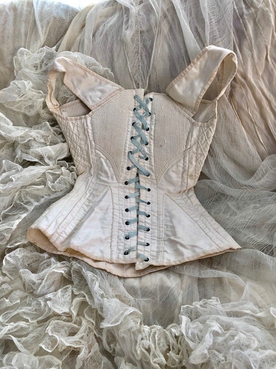 ON LAYAWAY RARE Authentic Antique 1840's Corset /