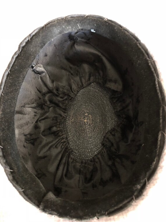 Rare 1900's Hat / Woven Straw Sun Hat / Antique H… - image 10