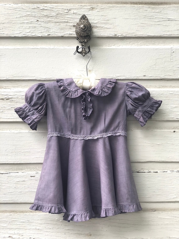 Vintage 1930's Cotton Toddler Dress