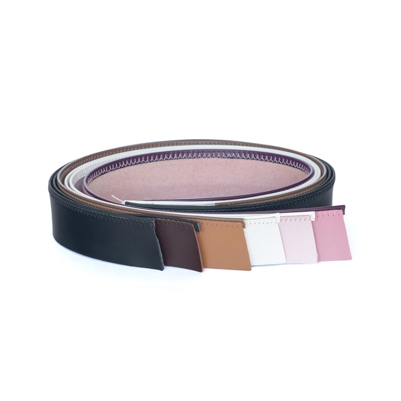 Läderhattband 35 mm SVART svettband Millinery supply bild 4