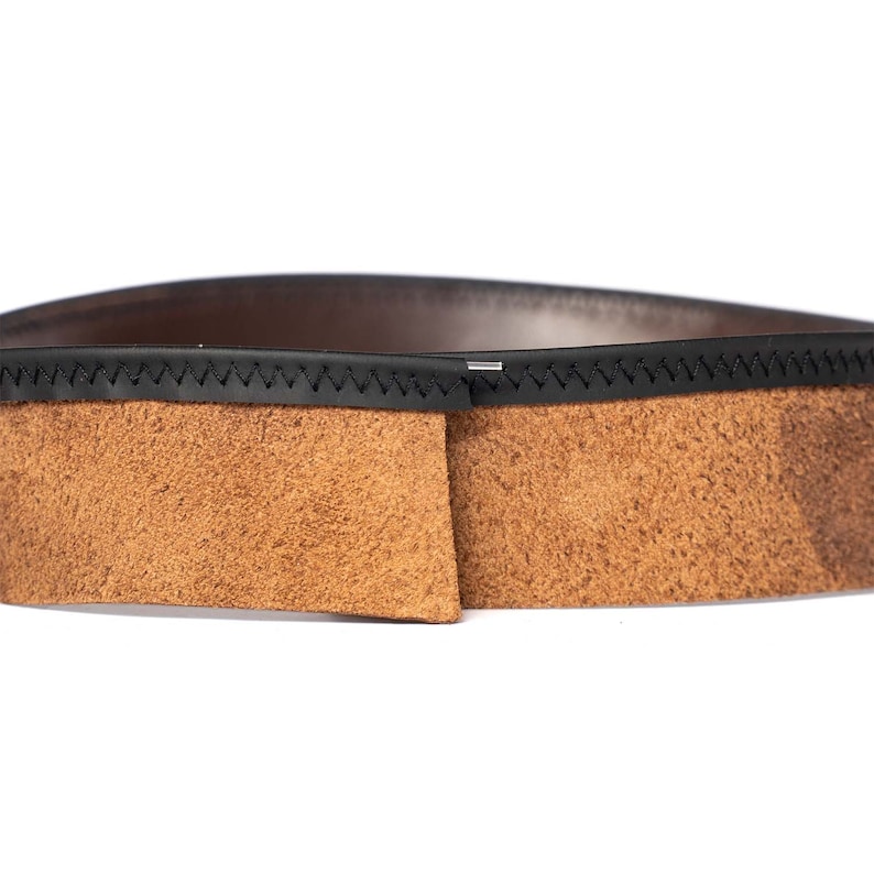 Leather Hat Tape 35 Mm BROWN Bias Tape Sweatband Hat Filler Etsy