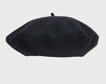 Buy Black Wool Berret 10.25 display picture 2