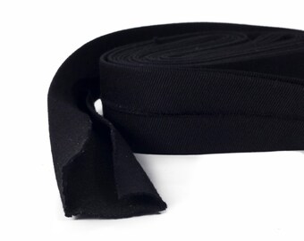 Hat tape 30mm BLACK TEXTURE sweatband for metres millinery supply PBN/FO0