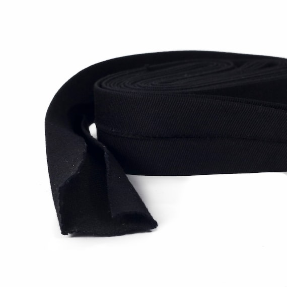 Hat Tape 30 Mm BLACK TEXTURE Bias Tape Sweatband Hat Filler for