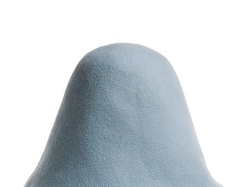 HELLBLAU Babyblau Haube Wollfilz Körper Cone Farben für Hutmacherei Halbfabrikat
