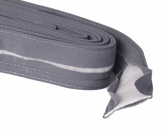 Hat tape 38mm GRAY with FOAM smooth sweatband for metres millinery supply PBW/WO3