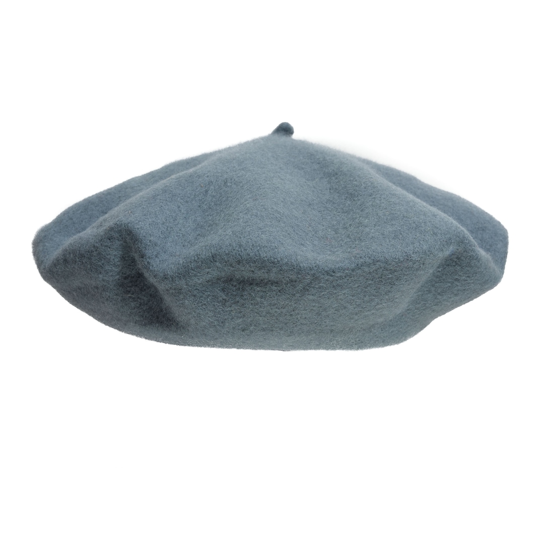 DARK GRAY BERET With Cabillou 100% Wool French Style - Etsy