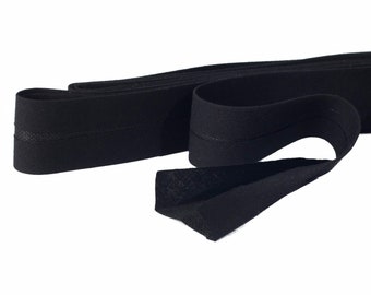 Hat tape 30mm BLACK SMOOTH sweatband for metres millinery supply PBW/FO0