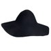 BLACK wool capeline felt hood colors for Millinery semi-product hat 