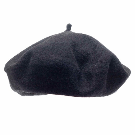 CPH別注 BERET / VINTAGE TWILL / BLACK Retro BLACK BERET With Cabillou for Man MEN Vintage Sizes - Etsy