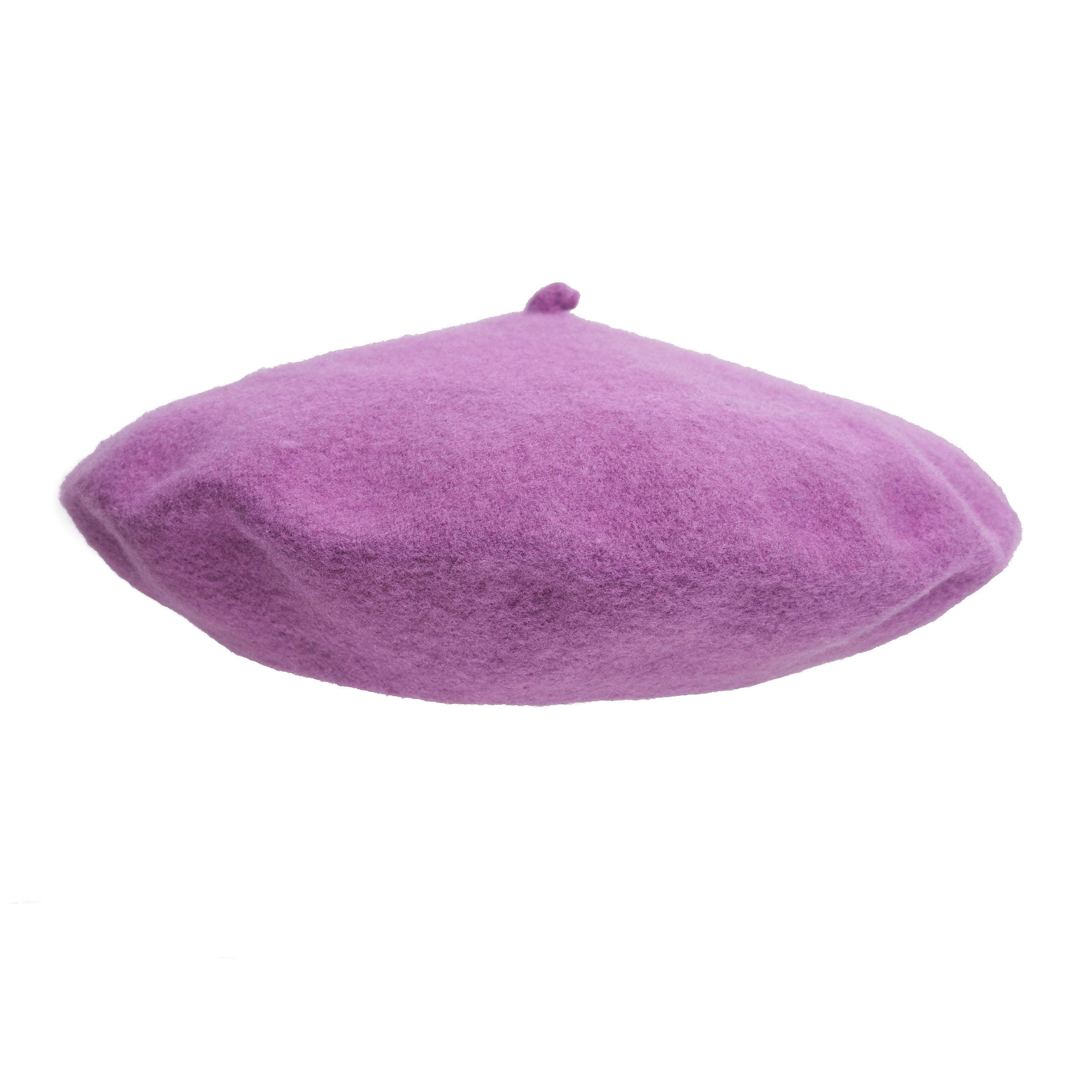 LAVENDER BERET With Cabillou 100% Wool French Style - Etsy display picture 1