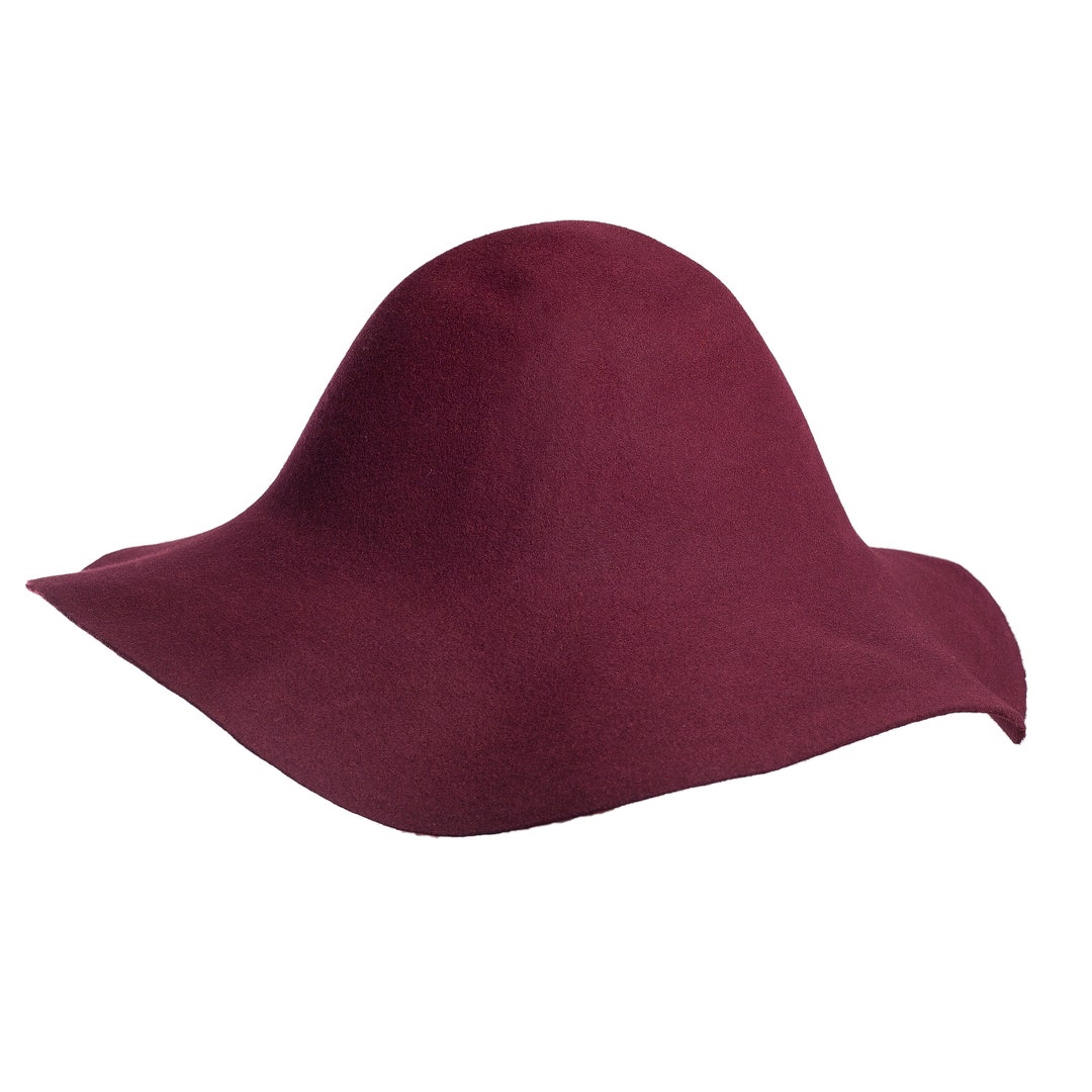 Chapeau cloche bordeaux - Maison Belema