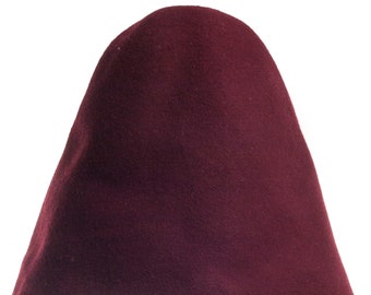 BOURDO capuche laine feutre corps cône couleurs pour chapellerie semi-produit chapeau
