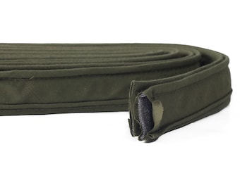 Hat tape 30mm KHAKI green with FOAM smooth sweatband for metres millinery supply PBW/PZ2