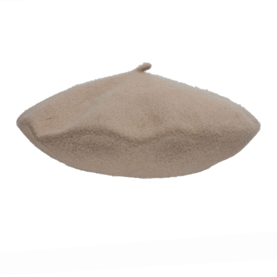 DARK BEIGE BERET With Cabillou 100 