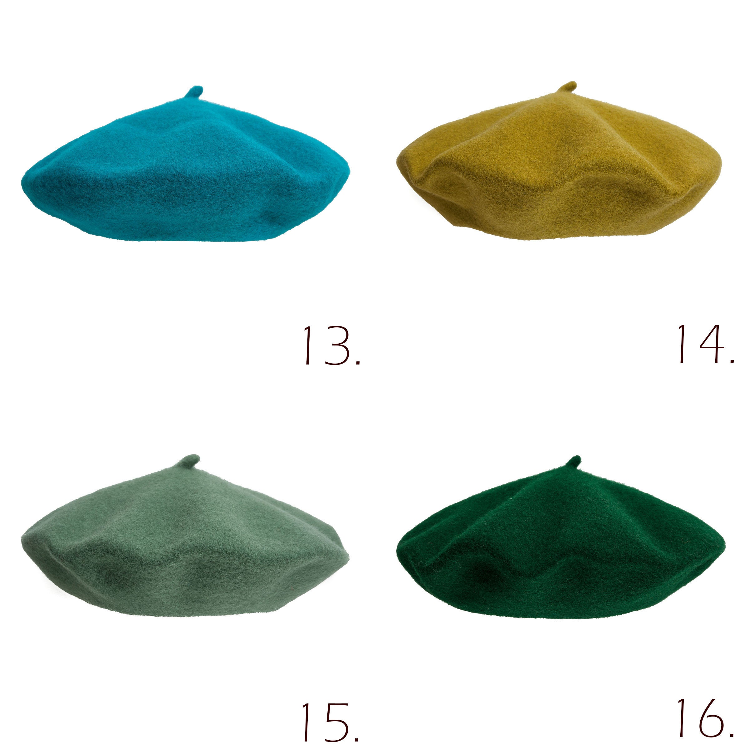 Vintage Molded Wool Hat Beanie Beret Cap Sculptural Concave Structured WPL4384 Cepes Beret - Ysolda main image 2