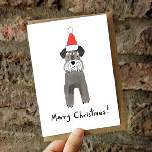 Biglietto di Natale Schnauzer