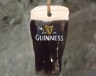 Set van 3 handgemaakte Guinness-cadeaukaartjes