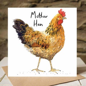 Mamá gallina - Tarjeta del día de la madre