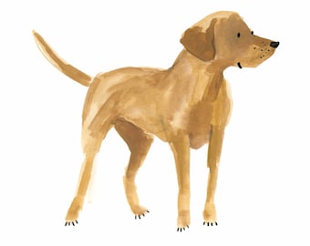 Original Golden Labrador Painting