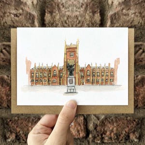 Carte de voeux de l'Université Queen's de Belfast