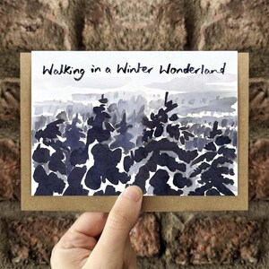 Walking in a wonderland- Christmas Card