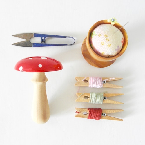 Wooden Mending Darning Mushroom DIY Darning Patching Sewing Punch Pins Too Hw 