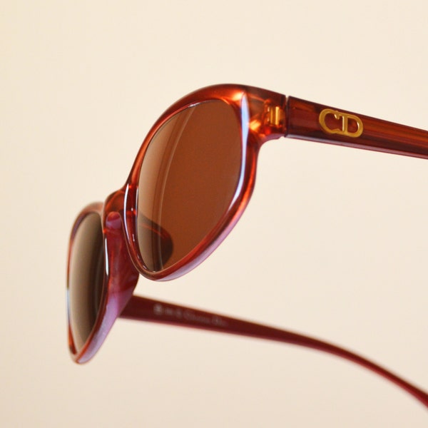 DIOR Christian Dior reading sunglasses 90s / rare Dior reader sunglasses dark red /Dior CS 2032 30K 125 53 - 15 glasses Icm made in Austria