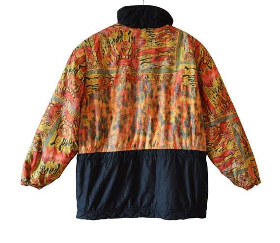 ELLESSE African print 80s unique ski jacket made … - image 6