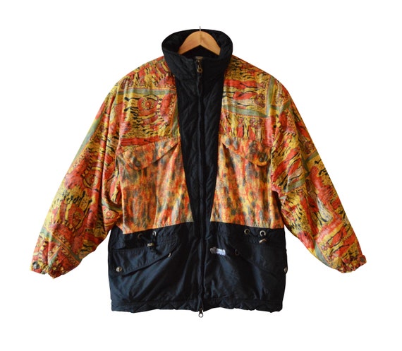 ELLESSE African print 80s unique ski jacket made … - image 5