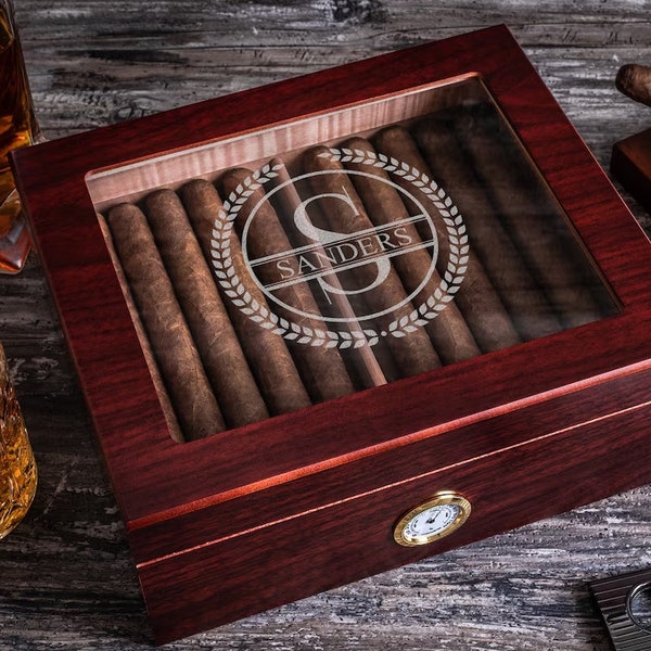 Personalized Humidor Etsy