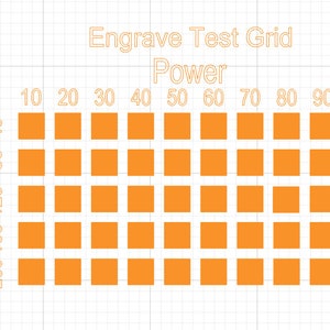 XTool Engrave Test Grid alleen voor D1