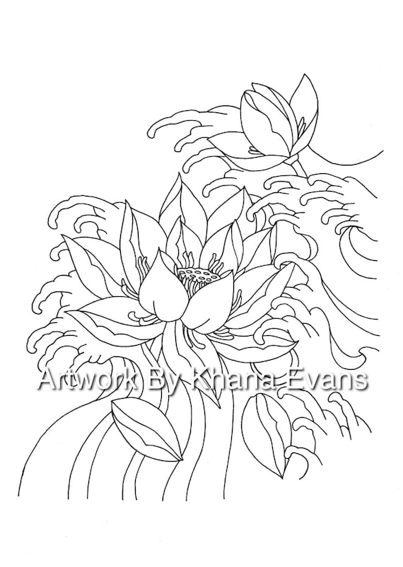 Japanese Flower Tattoo Design On Backgroundpeony Stock Vector Royalty  Free 1729417465  Shutterstock